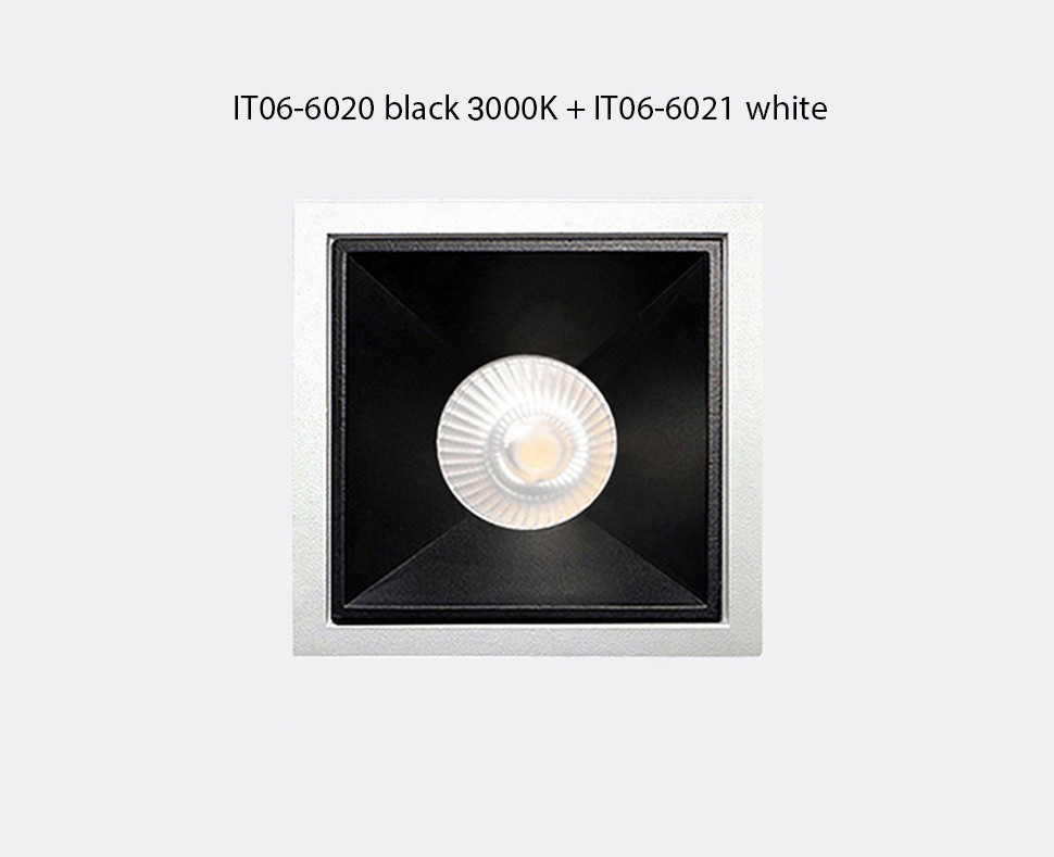 IT06-6020 black 3000K + IT06-6021 black